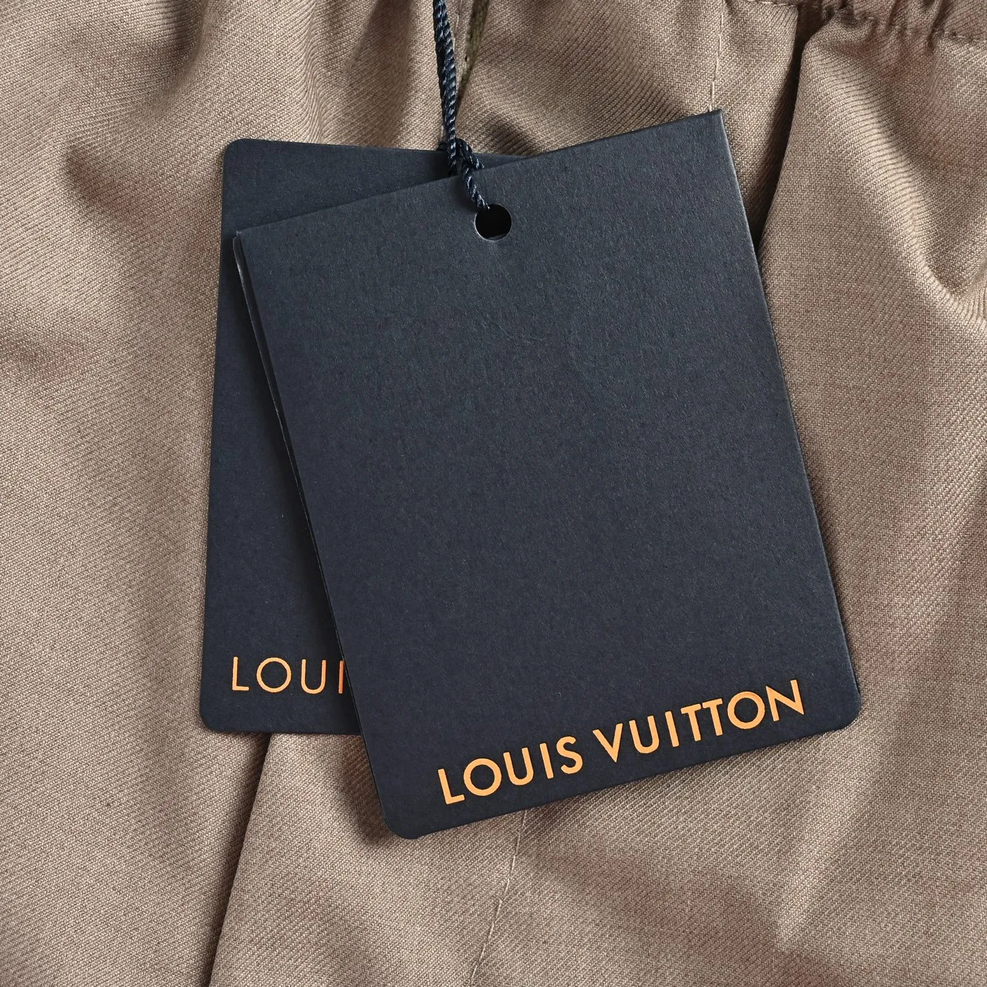 Louis Vuitton/Louis Vuitton 25Fw Khaki wool straight trousers